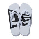 Beach Sandals ビーチサンダル フラッグ ホワイト × ブラック