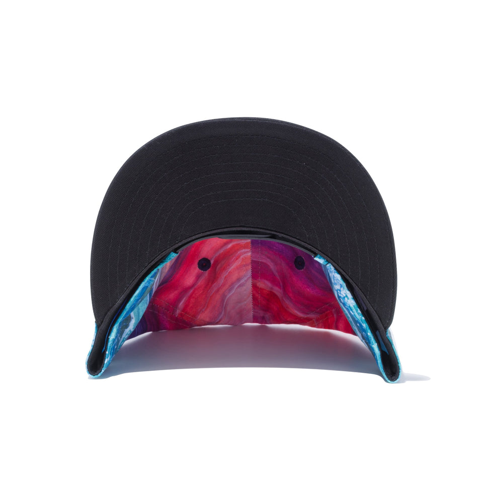 9FIFTY ユートピア オールオーバープリント ブラックバイザー ホワイトフラッグ
