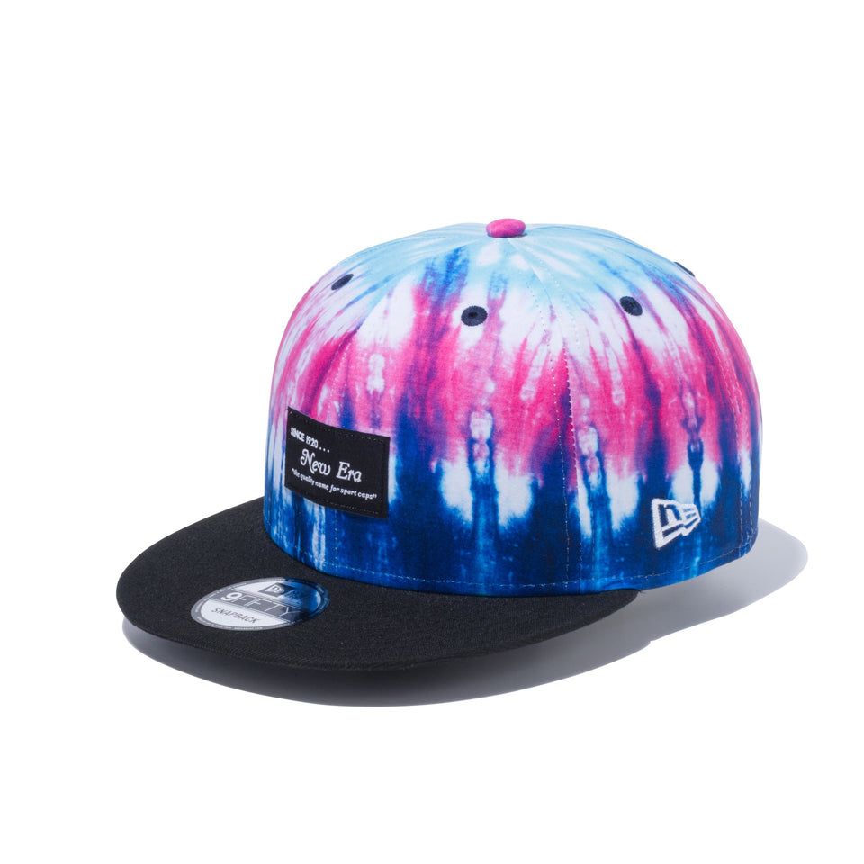 9FIFTY カラータイダイ New Era オールドロゴ オールオーバープリント ブラックバイザー