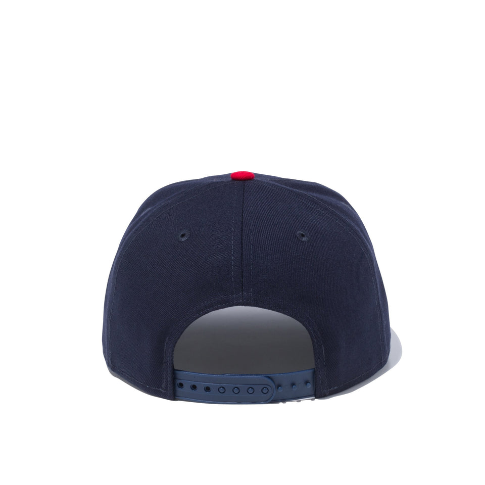 9FIFTY ビッグロゴ New Era 1920 ネイビー × ホワイト レッドバイザー