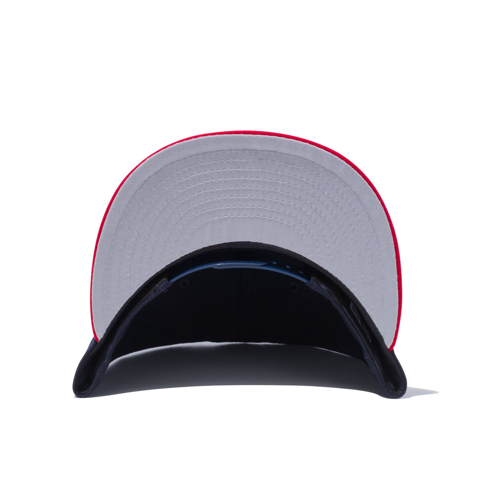 9FIFTY ビッグロゴ New Era 1920 ネイビー × ホワイト レッドバイザー