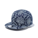 9FIFTY デニムペイズリー ジャカードデニム アンティークシルバーピンフラッグ