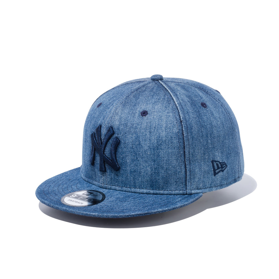 9FIFTY ニューヨーク・ヤンキース ウォッシュドデニム × ミッドナイトネイビー