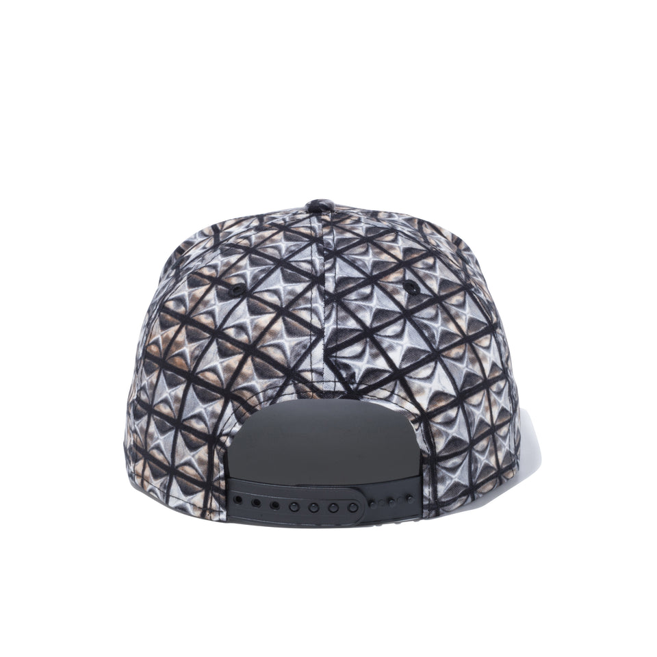 9FIFTY スタッズファブリック ニューヨーク・ヤンキース シルバー オールオーバープリント