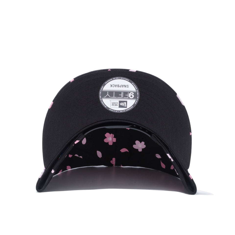 9FIFTY 桜 ニューヨーク・ヤンキース オールオーバープリント ブラック