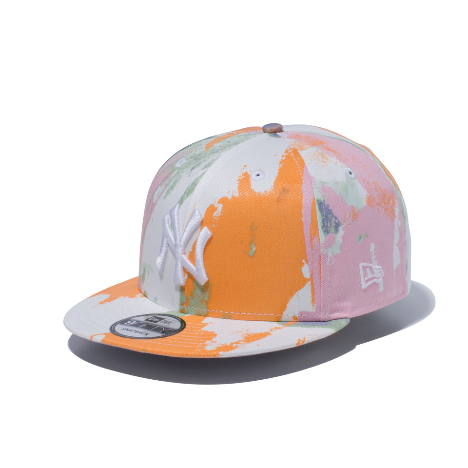 9FIFTY ブラッシュペイント ニューヨーク・ヤンキース オレンジ