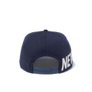 9FIFTY エッセンシャル ネイビー × メタリックシルバー