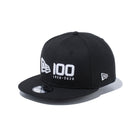 9FIFTY ニューエラ 100周年ロゴ ブラック × ホワイト