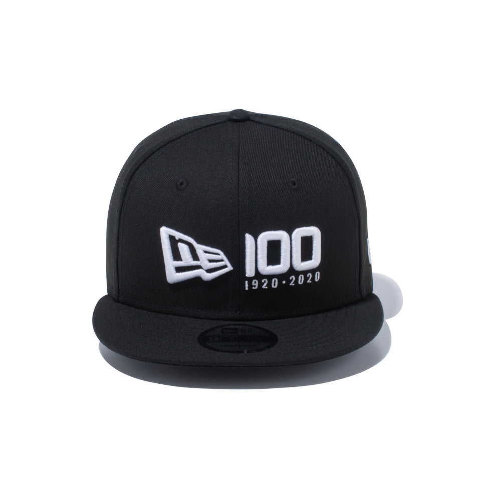 9FIFTY ニューエラ 100周年ロゴ ブラック × ホワイト