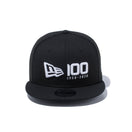 9FIFTY ニューエラ 100周年ロゴ ブラック × ホワイト