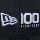 9FIFTY ニューエラ 100周年ロゴ ブラック × ホワイト