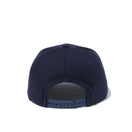 9FIFTY メタルプレート ネイビー × シルバーメタルプレート