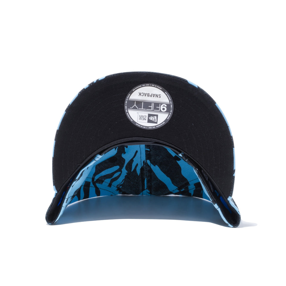 9FIFTY タイガーストライプカモ ロサンゼルス・ドジャース ウォッシュドピンク
