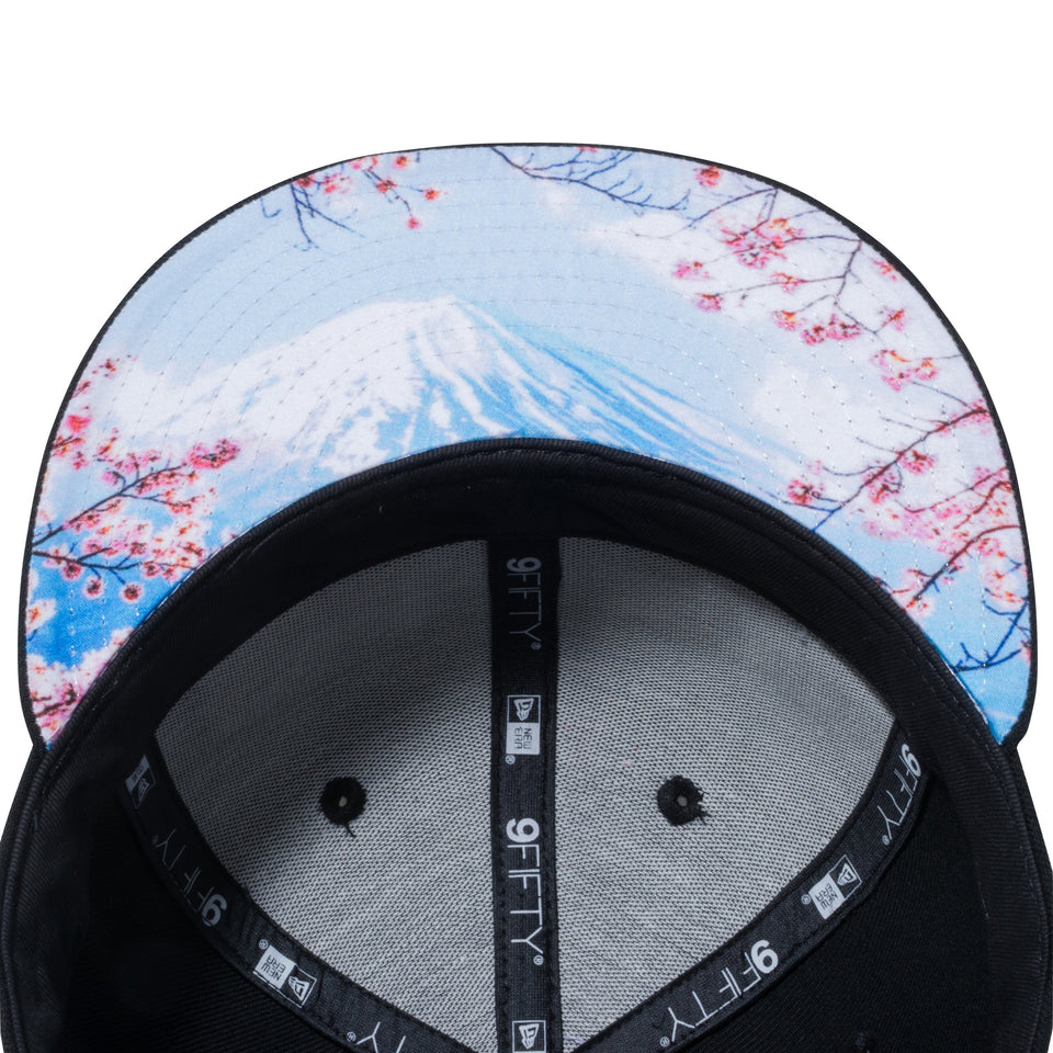 9FIFTY 桜 富士山 カタカナ ニューエラ ブラック × ホワイト