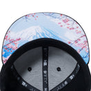 9FIFTY 桜 富士山 カタカナ ニューエラ ブラック × ホワイト