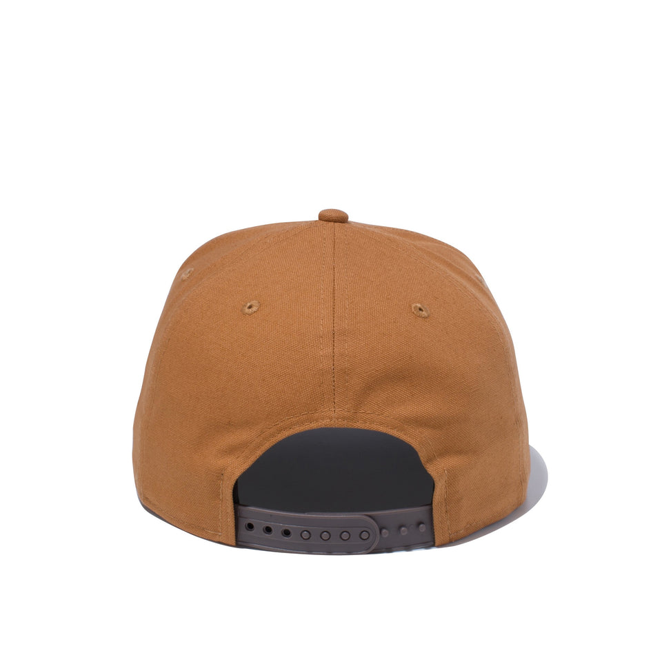 9FIFTY ダックキャンバス レザーパッチ タン