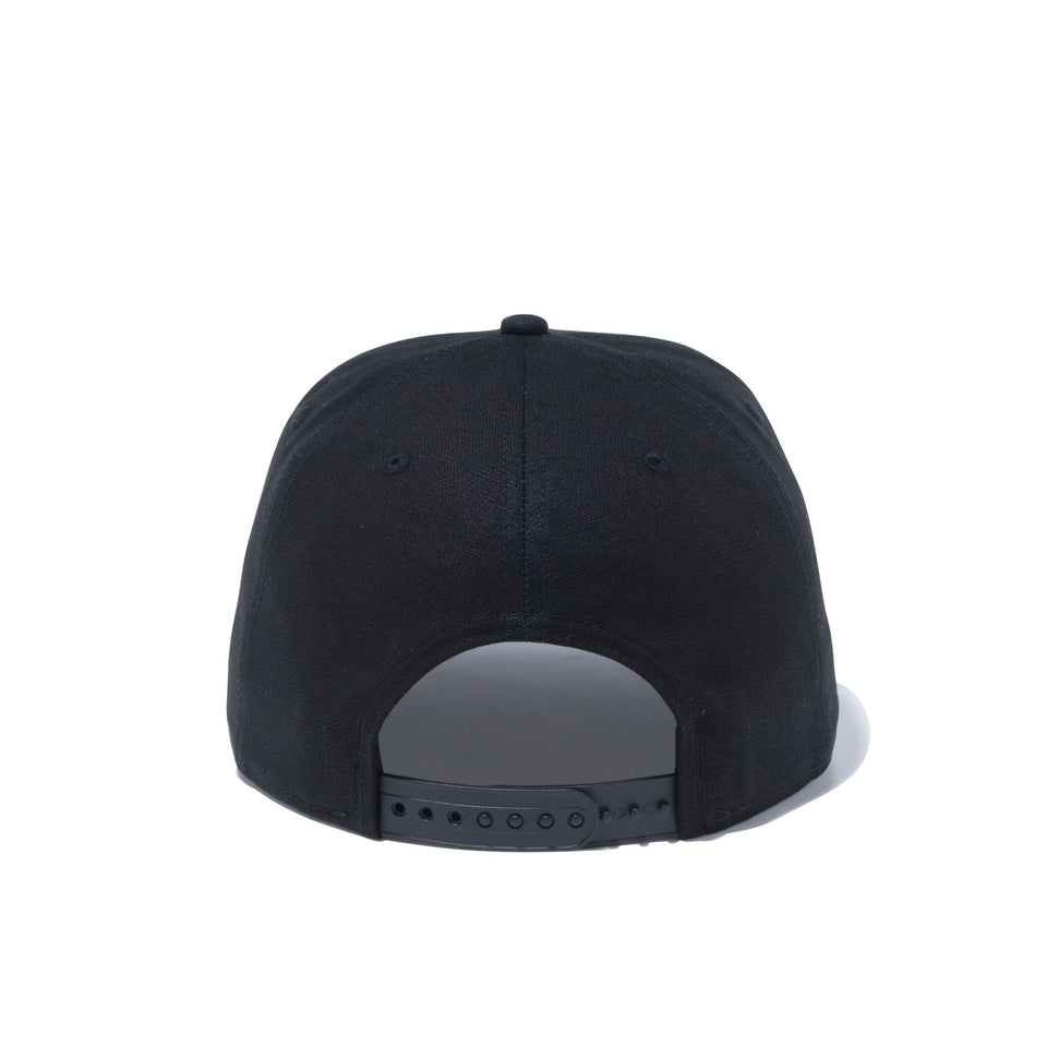 9FIFTY ダックキャンバス レザーパッチ ブラック