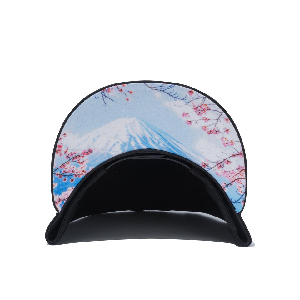 9FIFTY 桜 富士山 ブラック ホワイトフラッグ