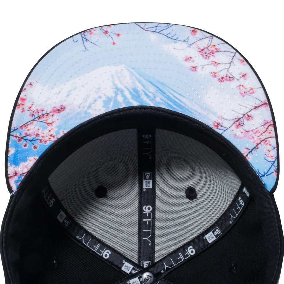 9FIFTY 桜 富士山 ブラック ホワイトフラッグ