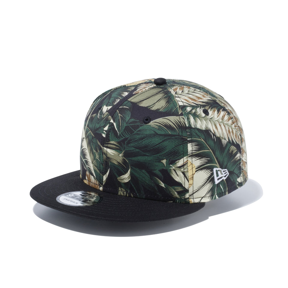 9FIFTY ボタニカル ブラックイエローボタニカル ブラックバイザー ホワイトフラッグ
