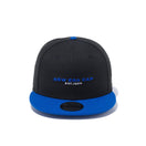 9FIFTY ベーシックファブリックス NEW ERA CAP ブラック ブライトロイヤルバイザー