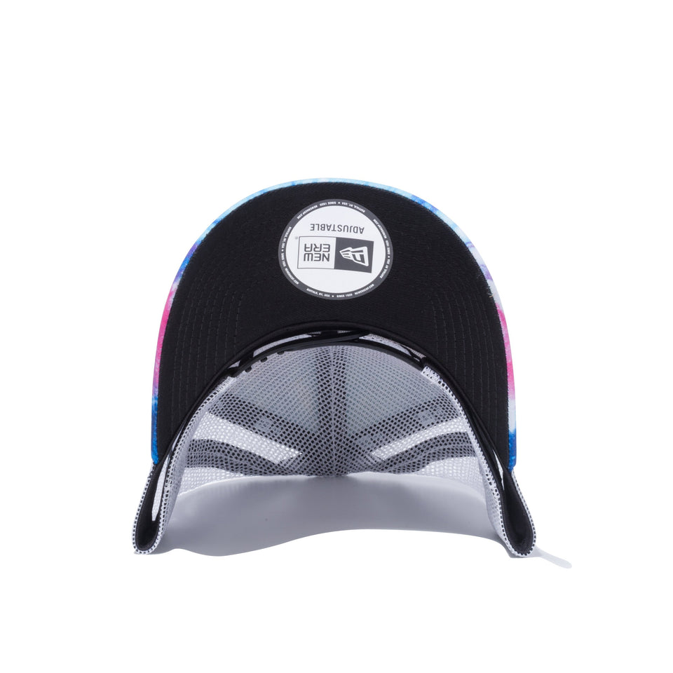 9FORTY A-Frame トラッカー カラータイダイ オールオーバープリント ホワイトメッシュ