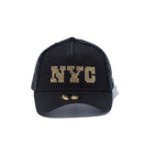 9FORTY A-Frame トラッカー NYC ロゴ ブラック × スノーホワイト / ブラック