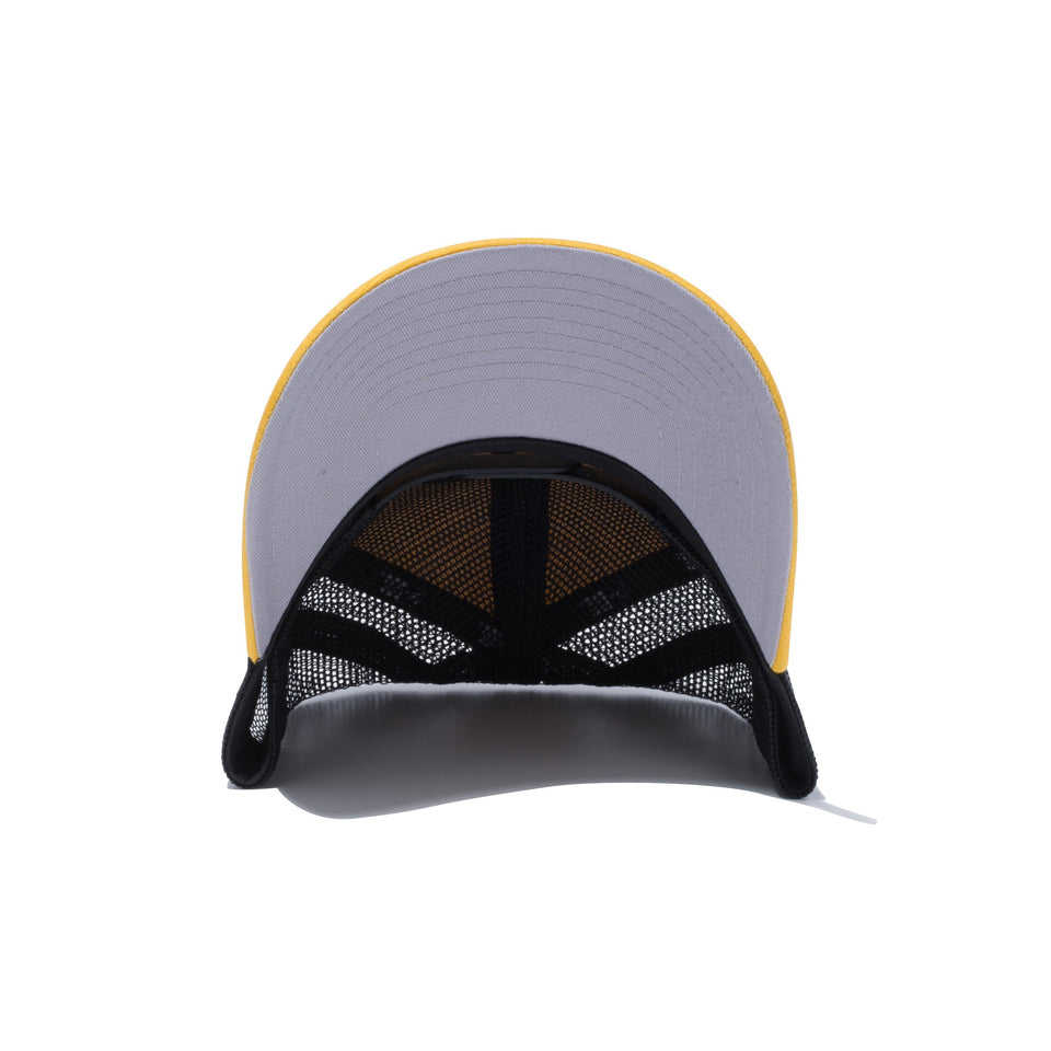 9FORTY A-Frame トラッカー シャンタン NEW ERA CAP DEPARTMENT マスタード グレーアンダーバイザー