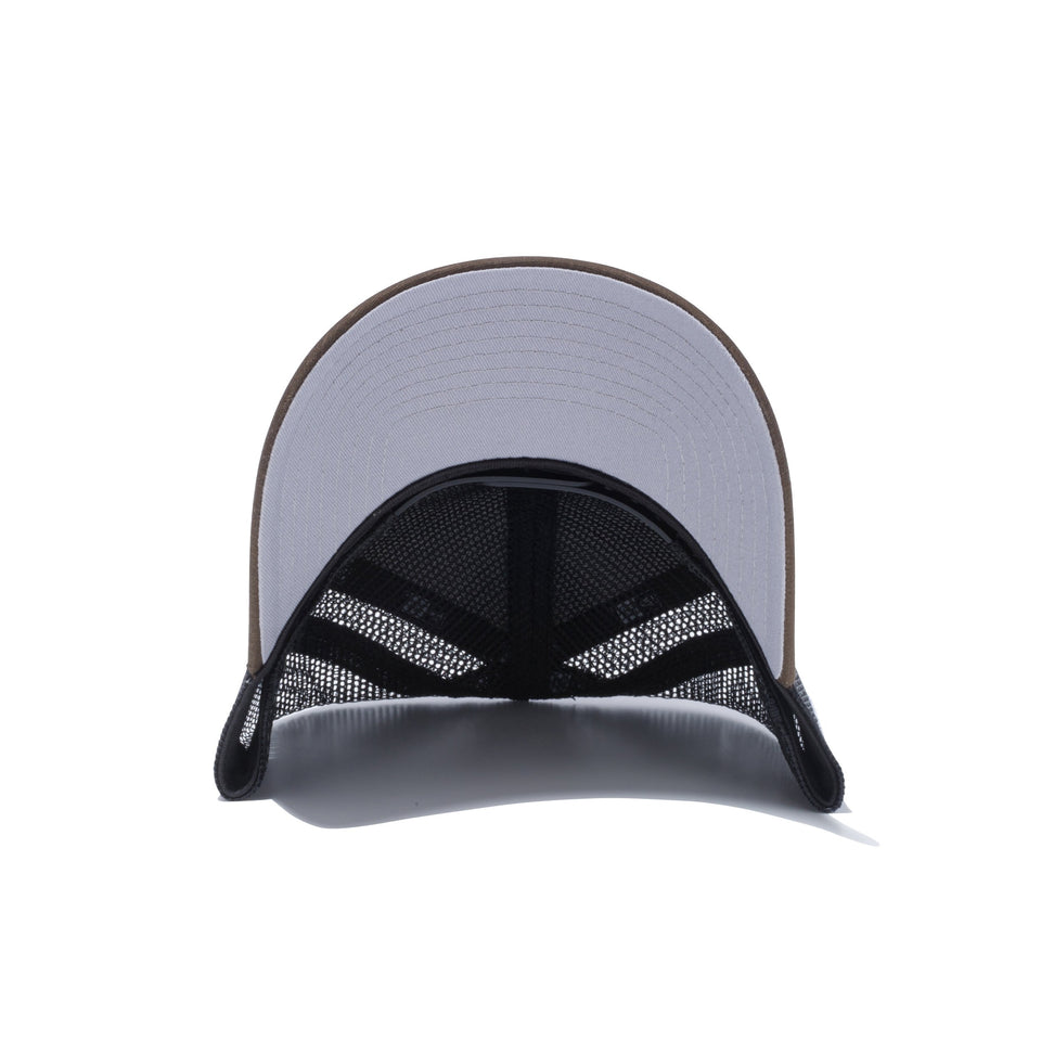 9FORTY A-Frame トラッカー シャンタン NEW ERA CAP DEPARTMENT ブラウン グレーアンダーバイザー