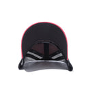 9FORTY A-Frame トラッカー リネンデニム NEW ERA レッド × ホワイト ブラックメッシュ