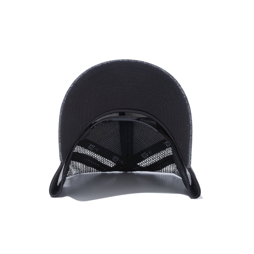 9FORTY A-Frame トラッカー リネンデニム NEW ERA ブラック × ホワイト