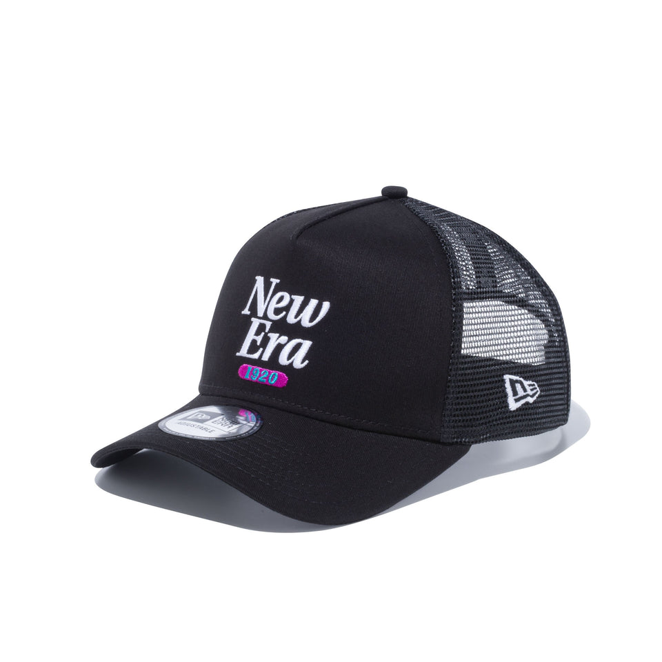 9FORTY A-Frame トラッカー ベーシックファブリックスNew Era 1920 ブラック