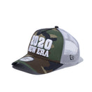 9FORTY A-Frame トラッカー New Era 2020 ウッドランドカモ ホワイトメッシュ