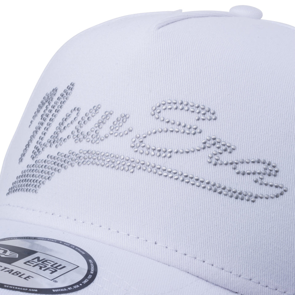 9FORTY A-Frame スタッズ New Era ロゴ ホワイト