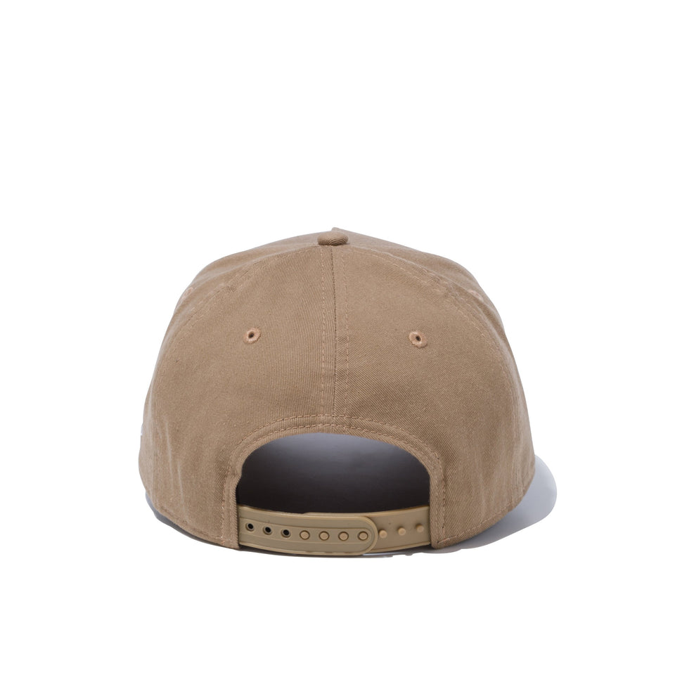 9FORTY A-Frame スタッズ New Era ロゴ カーキ