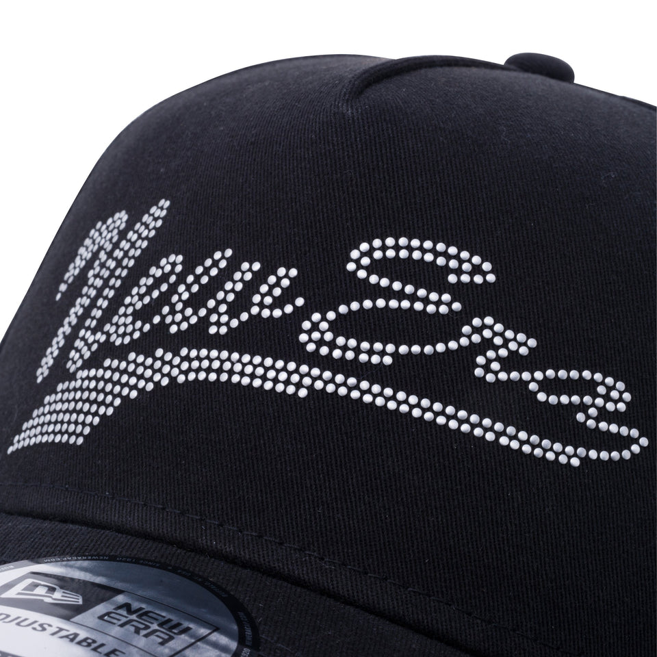 9FORTY A-Frame スタッズ New Era ロゴ ブラック