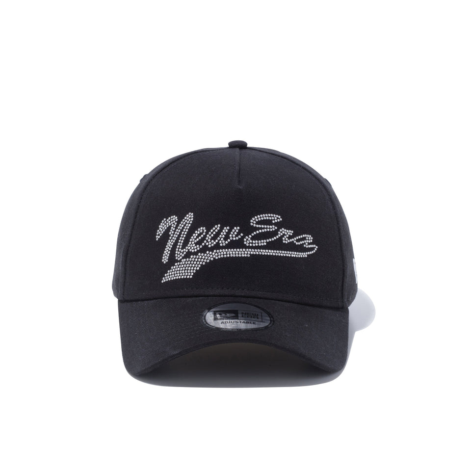 9FORTY A-Frame スタッズ New Era ロゴ ブラック
