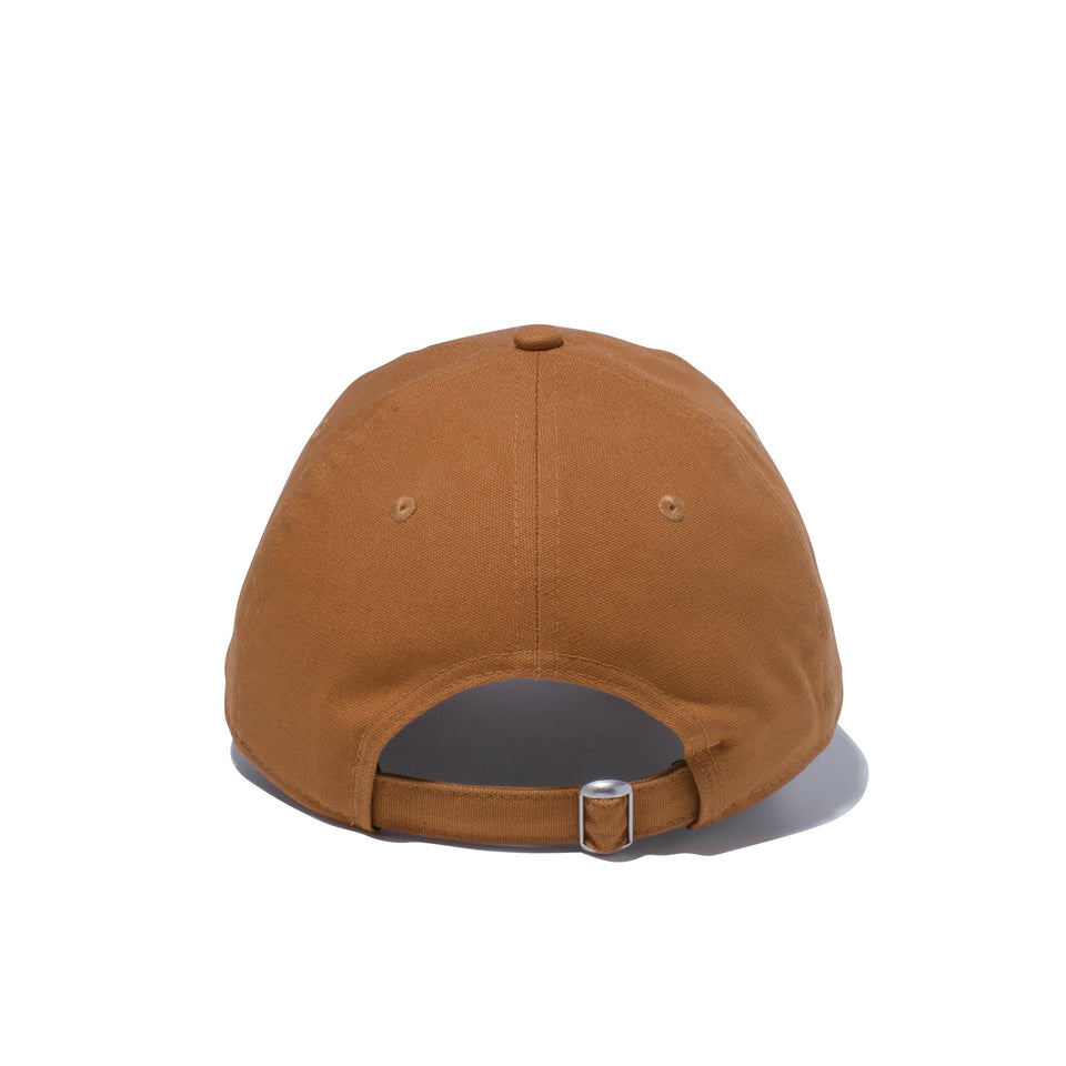 9THIRTY クロスストラップ ダックキャンバス レザーパッチ タン