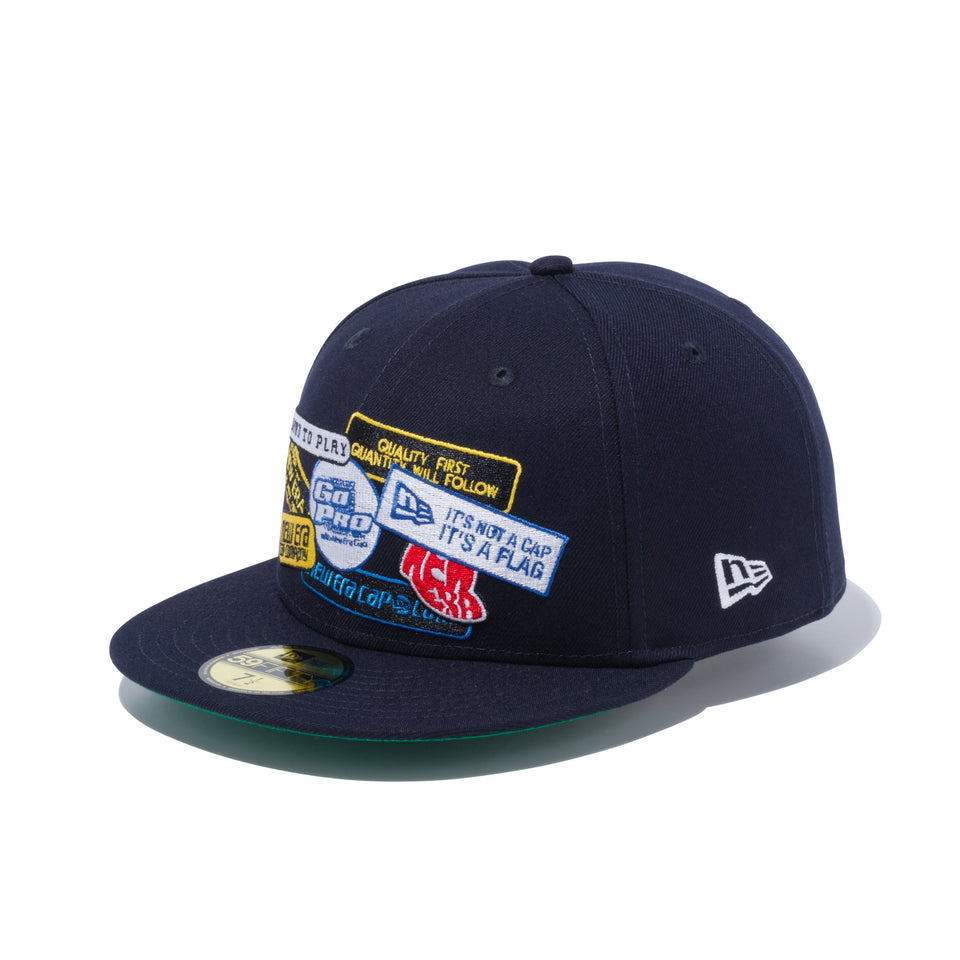 59FIFTY オールドロゴパッチ ネイビー