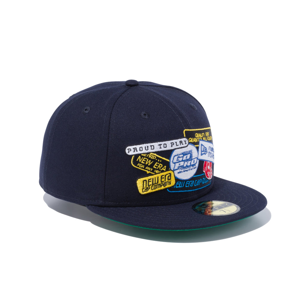 59FIFTY オールドロゴパッチ ネイビー