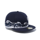 59FIFTY 浮世絵 波 ネイビー