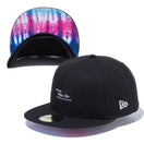 59FIFTY カラータイダイ New Era オールドロゴ ブラック タイダイアンダーバイザー