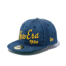 59FIFTY ビッグロゴ New Era 1920 ウォッシュドデニム × ブラス