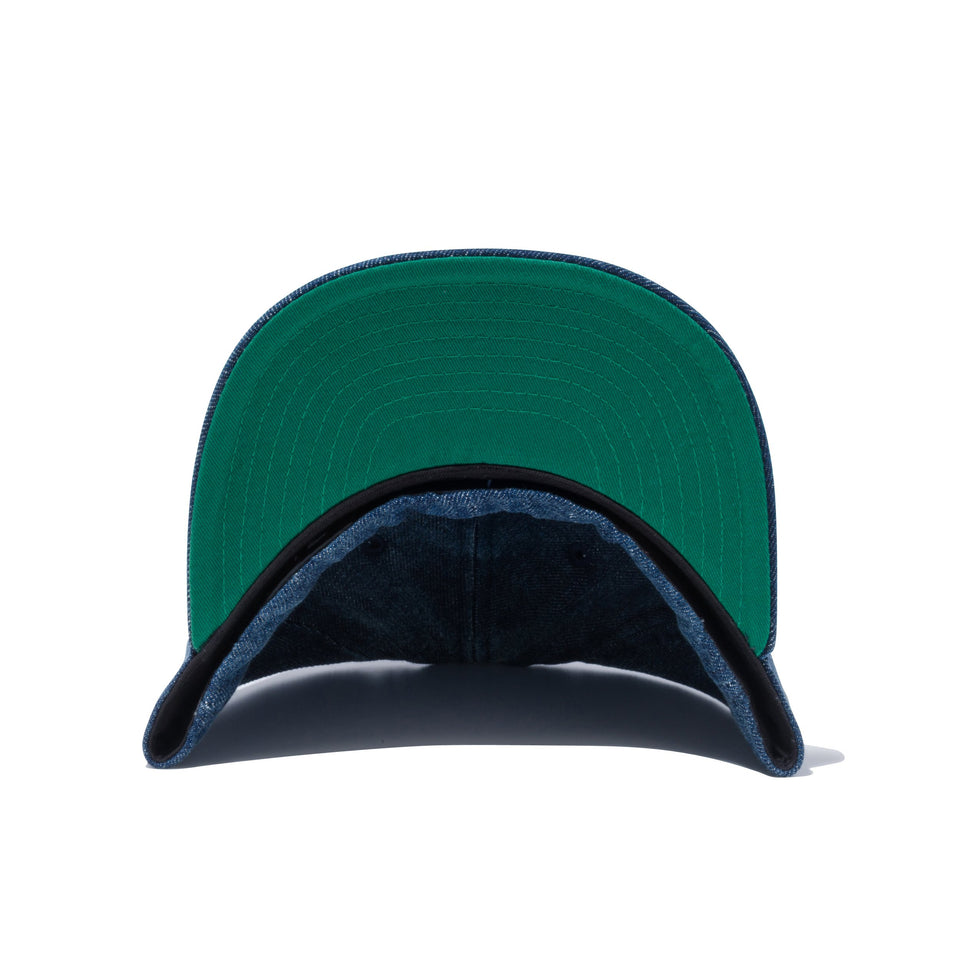 59FIFTY ビッグロゴ New Era 1920 ウォッシュドデニム × ブラス