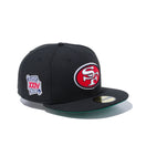 59FIFTY NFL カスタム サンフランシスコ・フォーティーナイナーズ スーパーボウル エンブレム グリーンアンダーバイザー