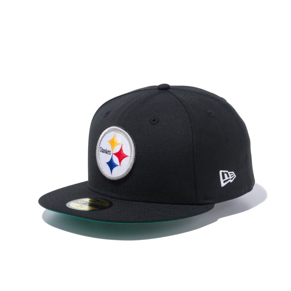 59FIFTY NFL カスタム ピッツバーグ・スティーラーズ スーパーボウル エンブレム グリーンアンダーバイザー