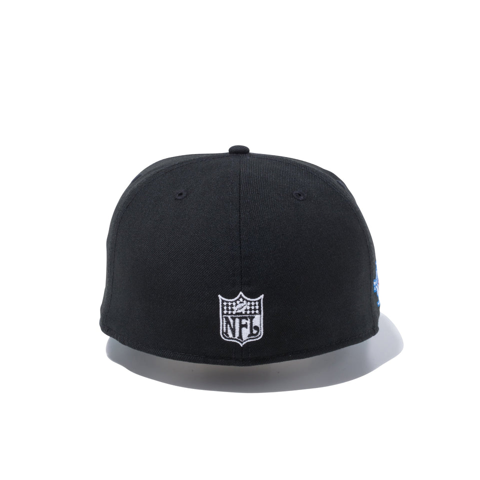 59FIFTY NFL カスタム オークランド・レイダース スーパーボウル エンブレム グリーンアンダーバイザー