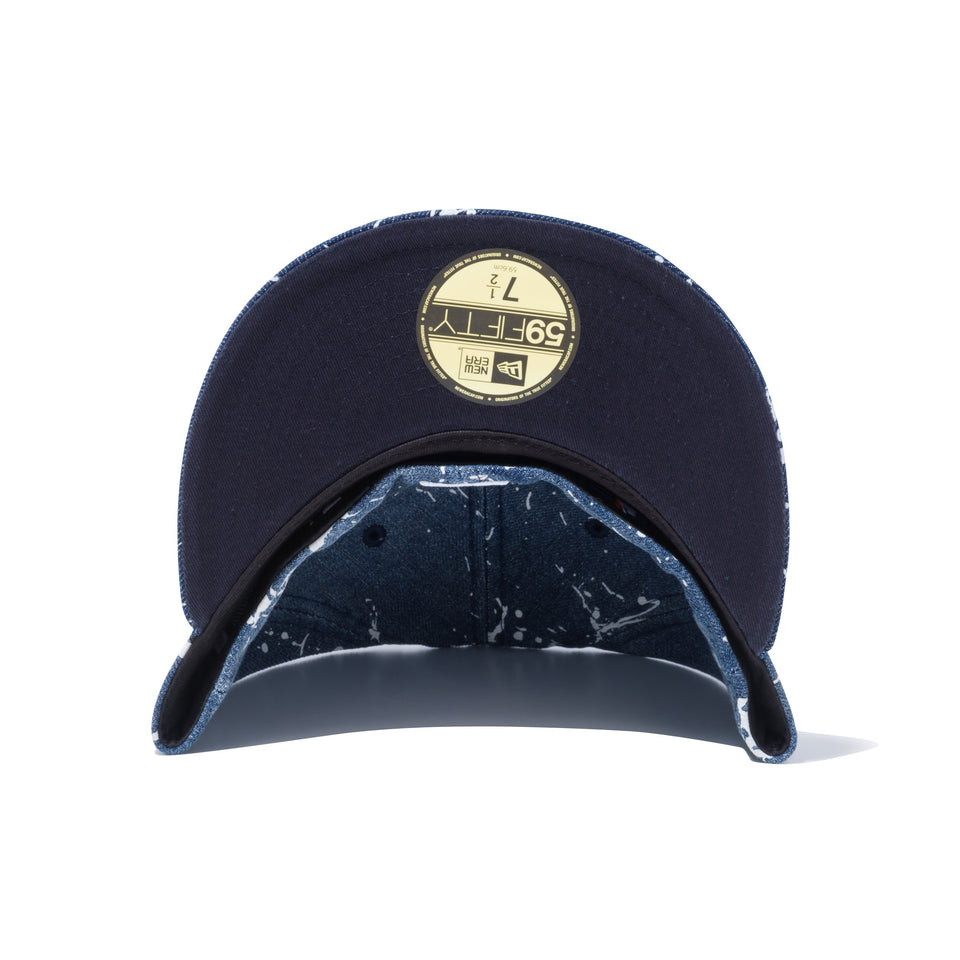 59FIFTY スプラッシュペイント ニューヨーク・ヤンキース ウォッシュドデニム
