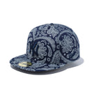 59FIFTY デニムペイズリー ニューヨーク・ヤンキース ジャカードデニム × ミッドナイトネイビー