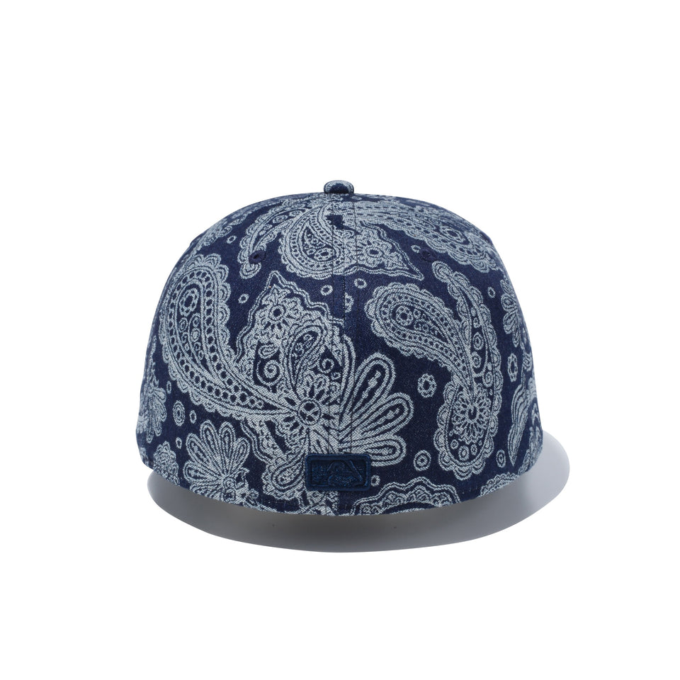59FIFTY デニムペイズリー ニューヨーク・ヤンキース ジャカードデニム × ミッドナイトネイビー